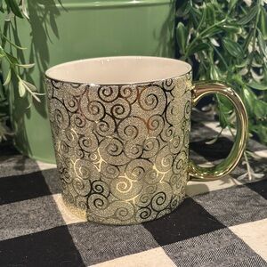 Gold Swirl Mug